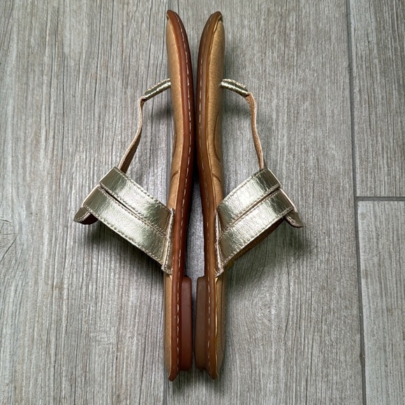 Born Leather Sandals Gold Size 7 - Picture 5 of 12
